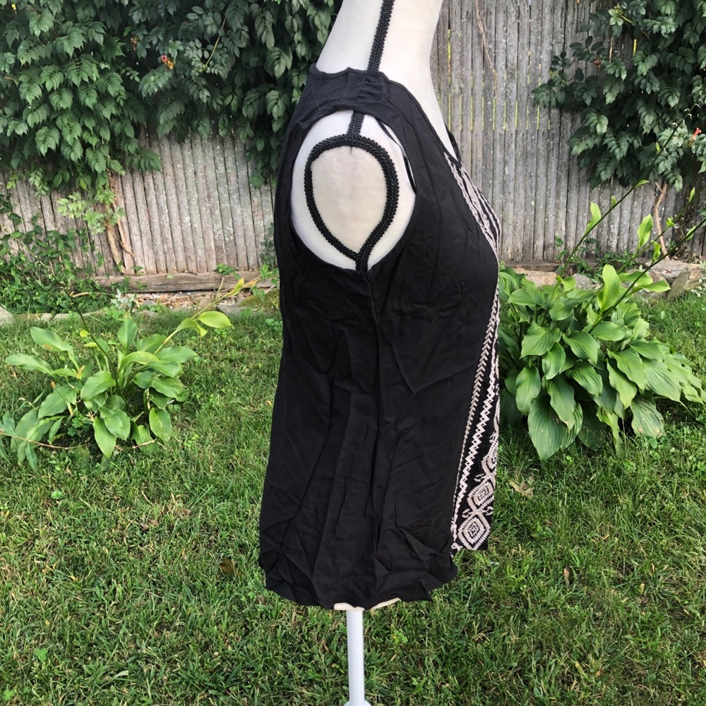 🌵Solitaire Small Boho Threaded Geometric Blouse - Picture 4 of 7